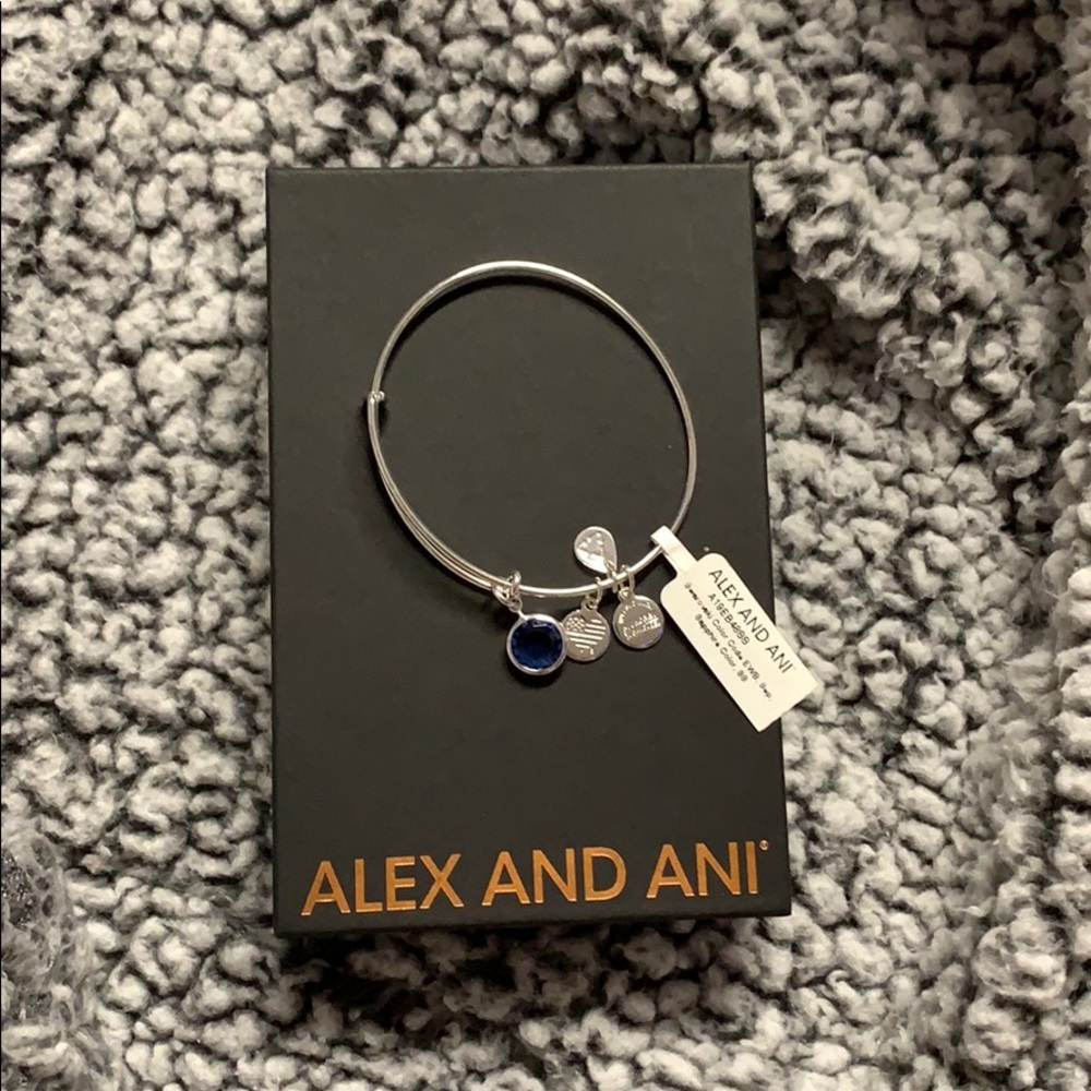 Sapphire Alex and Ani Bracelet